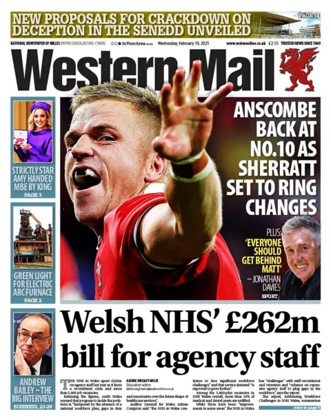 Western Mail Front page of the Western Mail