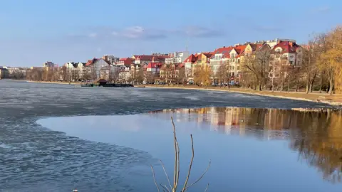 The lakeside city of Ełk