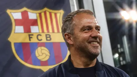 Barcelona manager Hansi Flick