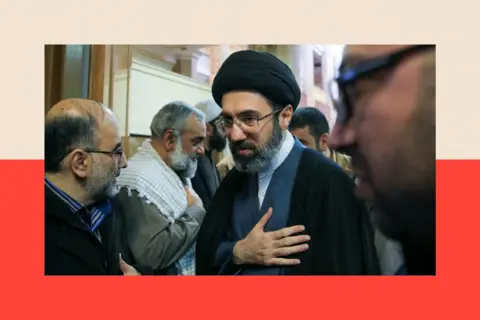 Reuters Iran’s new supreme leader, Mojtaba Khamenei, the second son of late Iran's Supreme Leader Ayatollah Ali Khamenei, attends a meeting in Tehran, Iran