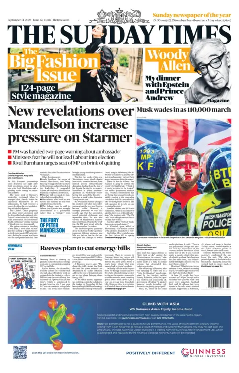  "New revelations over Mandelson increase pressure on Starmer". 