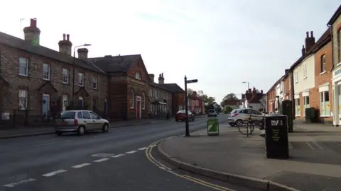 Geograph General view of Earls Colne High Street