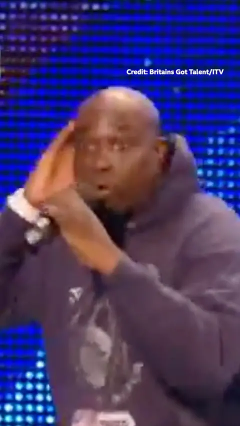 Mr Zip performing his song 'Where's me keys, where's me phone' 