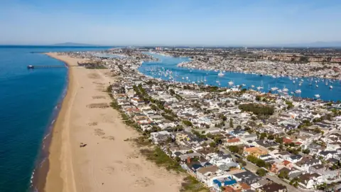 A view of Newport Beach in California