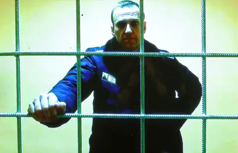 Alexei Navalny in prison, 2022 image