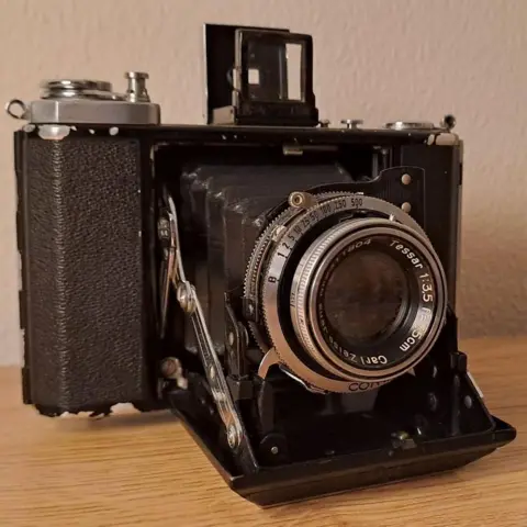 Terry Sommer 1930s camera on a desk