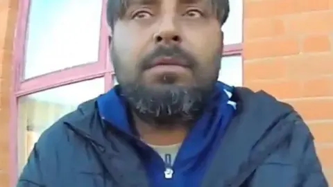 Amritpal Singh in bodycam footage
