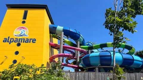 Hannah Gray/BBC Alpamare exterior shot