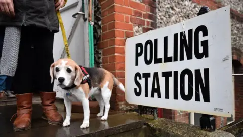 A polling station in Brighton. 