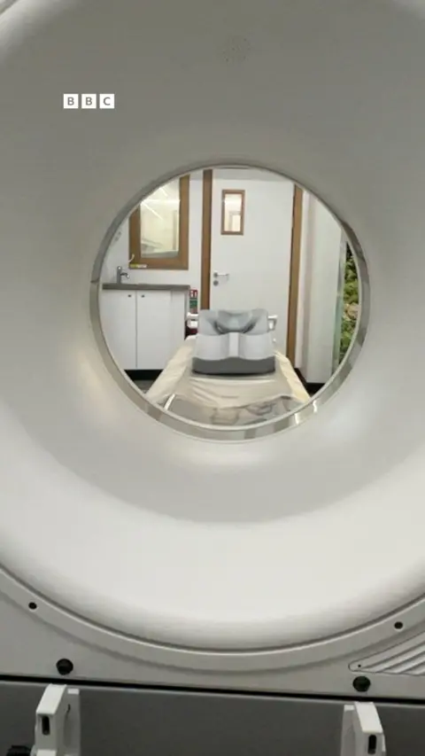 An MRI scanner.