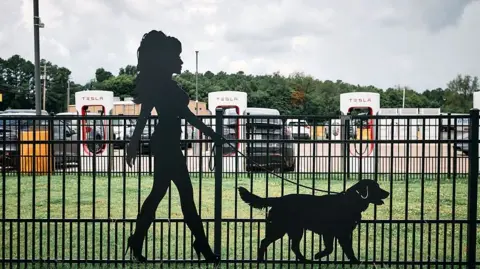 Getty Images This is the fence at Doggy Parton's dog park at Dolly's Tennessean Travel Stop in Cornersville