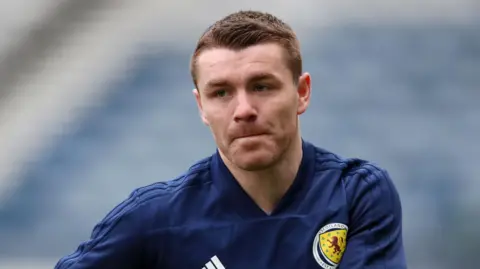 John Fleck in a Scotland shirt