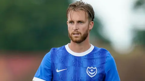 Ben Stevenson playing for Portsmouth