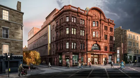 An artist's impression of the fully renovated King's Theatre.