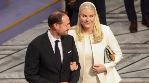 Crown Princess Mette-Marit married Crown Prince Haakon when her son was four years old