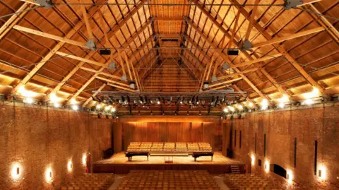 Historic England Archive Interior of Snape Maltings Concert Hall