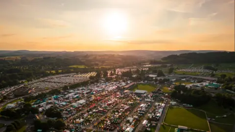 Royal Welsh Agricultural Society The Royal Welsh showground in Llanelwedd