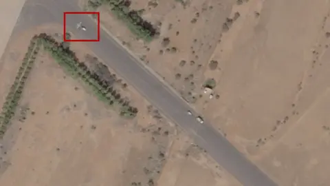 Planetary Laboratory The drone identified at Wadi Seidna has a length of 6.5m and a wingspan of 10m
