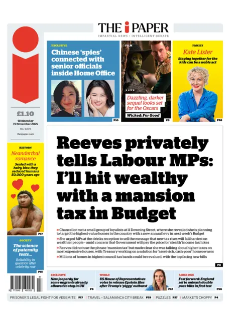  I'll hit wealthy with a mansion tax in Budget".