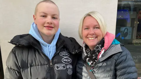 Shelley Thomas (left) and Shelley (right)