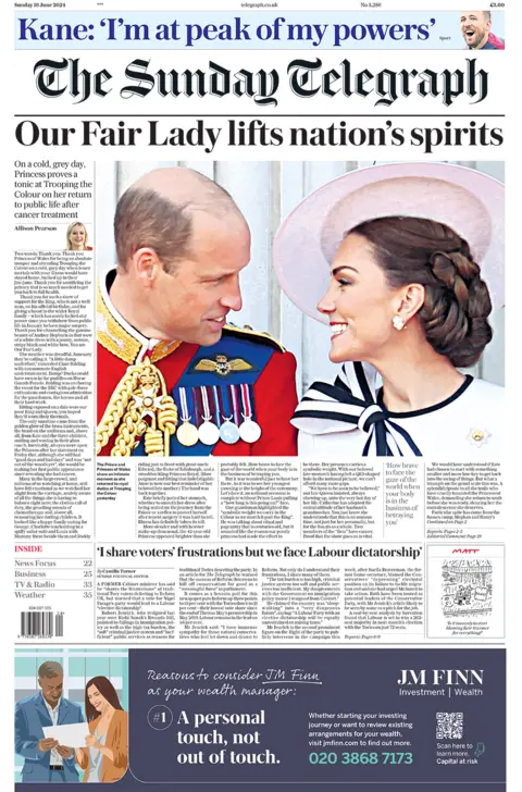 A headline in the Sunday Telegraph read: "Our Fair Lady lifted the spirit of the nation"