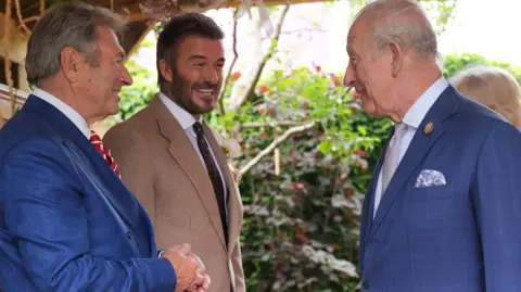Alan Titchmarsh, Sir David Beckham and the King