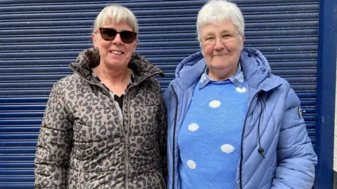 LDRS Janet Havert and Janet Lamb in Billingham town centre