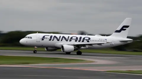 Reuters A Finnair aircraft (file pic)