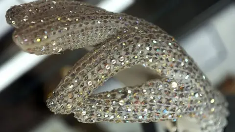 AFP Michael Jackson's crystal-covered glove 