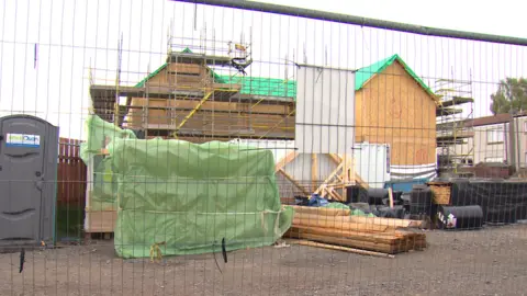 BBC closed building site