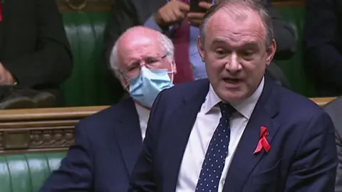 Ed Davey in the House of Commons