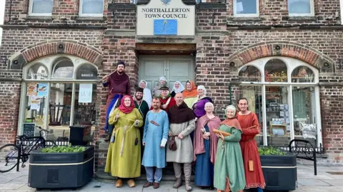 North Yorkshire Council People in Medieval costume