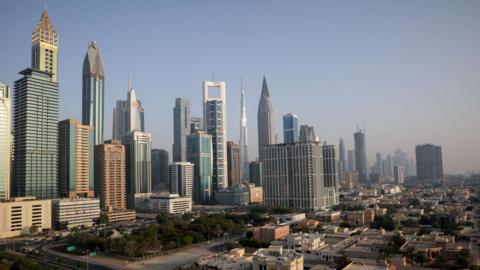 File photo showing downtown Dubai's skyline (12 June 2021)