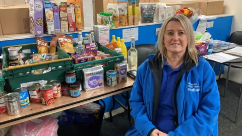 LDRS Helen Winspear at Billingham & Stockton Borough Foodbank