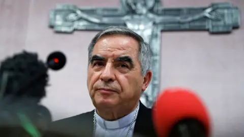 Reuters Cardinal Giovanni Angelo Becciu