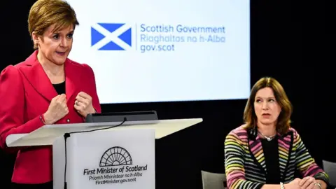 Reuters Nicola Sturgeon and Catherine Calderwood