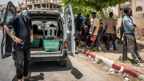 Claire Press/BBC Tunisian by vehicle