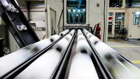 AFP Toilet roll factory