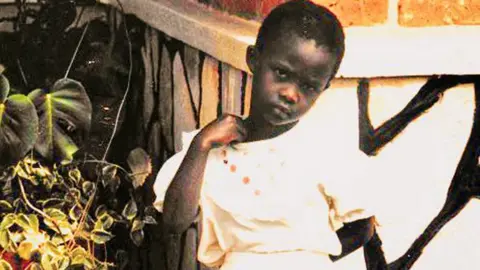 Victoria Uwonkunda aged eight