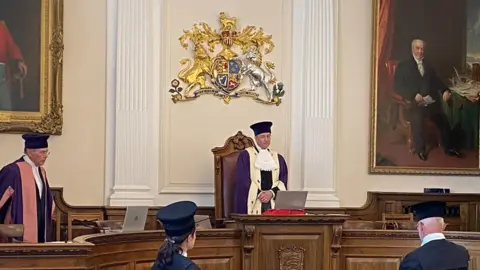 BBC Richard Collas after being sworn in