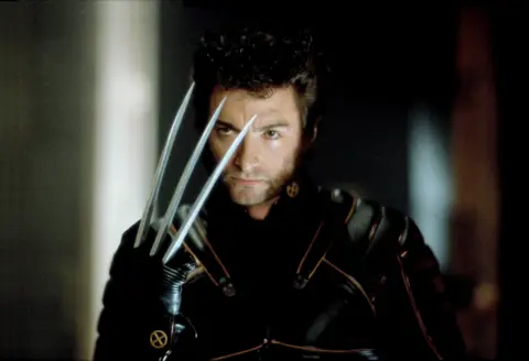 Alamy Jackman em sua primeira aparição como Wolverine em X-Men de 2000