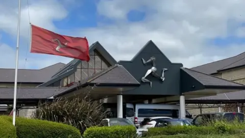 BBC Photo of entrance to Nobles hospital