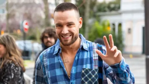 Getty Images Liam Payne photographed in Paris earlier this year.