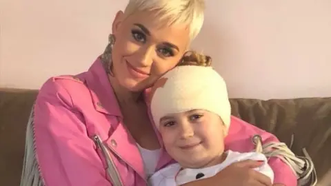 Tiana Moores Katy and Grace hugging