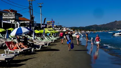 Getty Images A beach on the Greek island of Zante