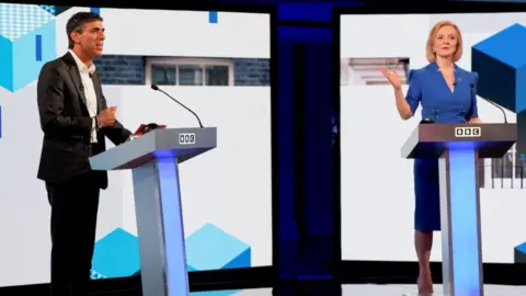 Reuters Rishi Sunak and Liz Truss