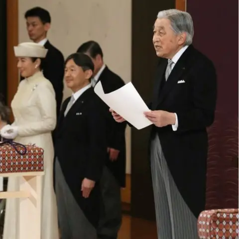 Reuters Emperor Akihito in the Imperial Palace