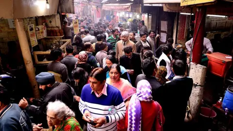 Getty Images The famous Paranthe wali gali (bylane of fried bread) in Chandni Chowk, on August 20, 2014 in New Delhi, India.