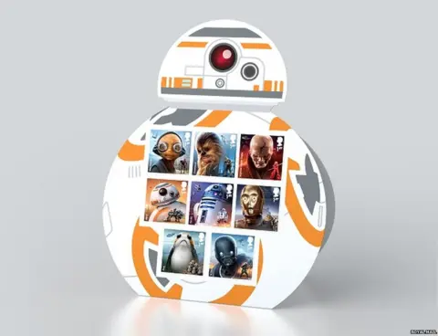 Royal Mail BB-8 display set