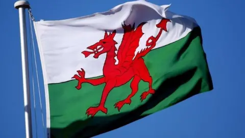 Getty Images Welsh flag